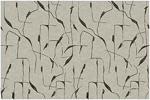 RoomMates RMK12208M Nikki Chu Taupe and Black Peel and Stick Wallpaper Mural