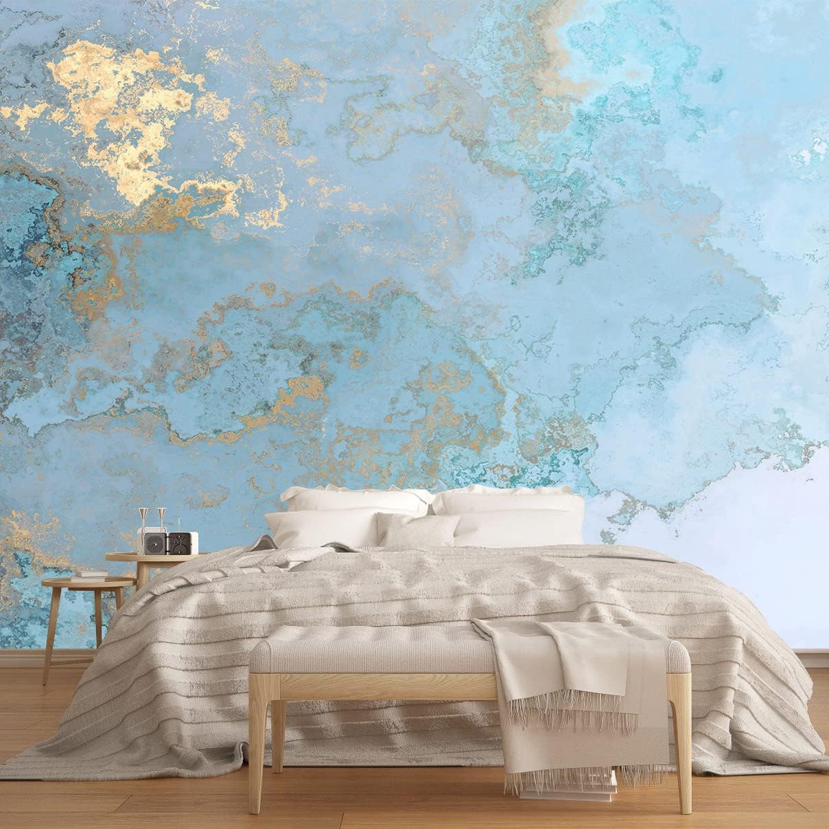 Vintage Forest Wallpaper Nature Wall Mural Wallpaper for Bedroom Living Room (Not Peel n' Stick)