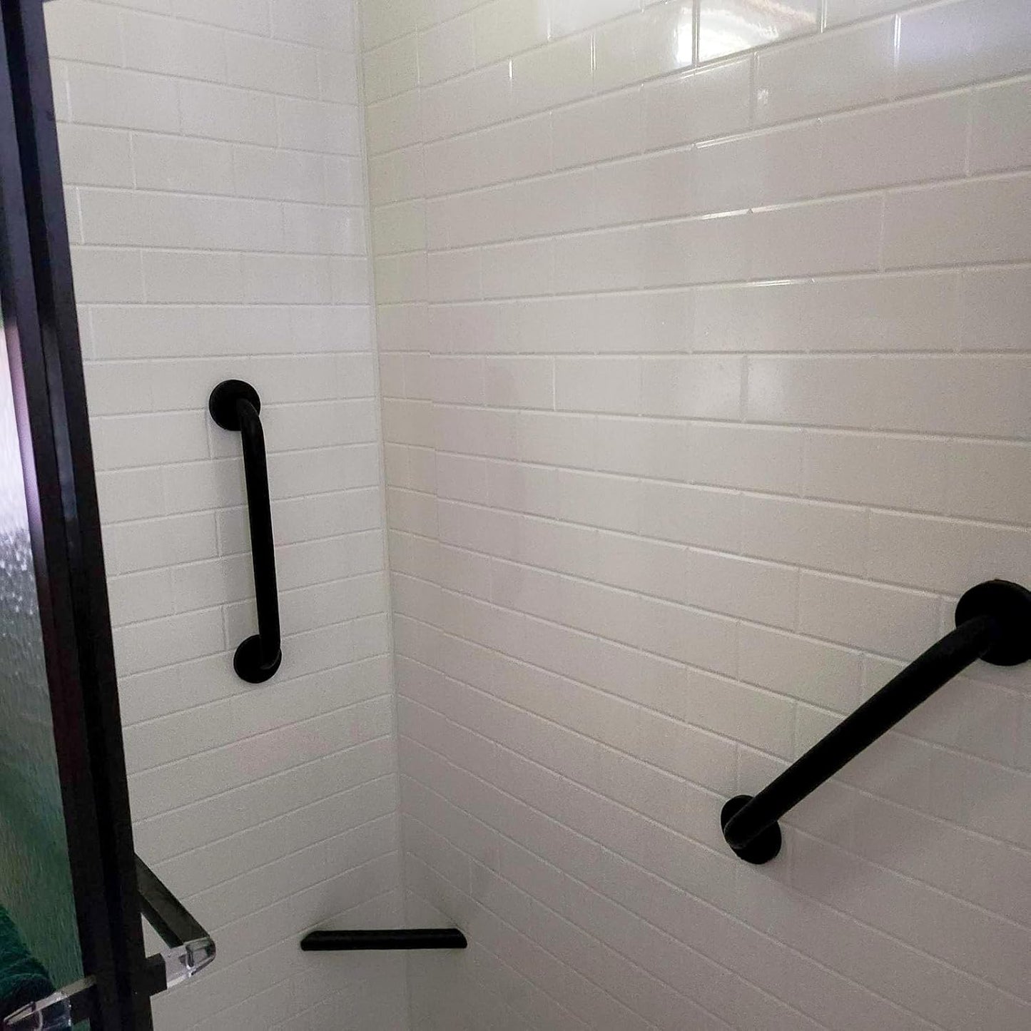 From Plain To Beautiful In Hours 133-WT-SUB-KIT Subway Tub and Shower Wall Panels Surround, Gloss White, 96 Square Feet