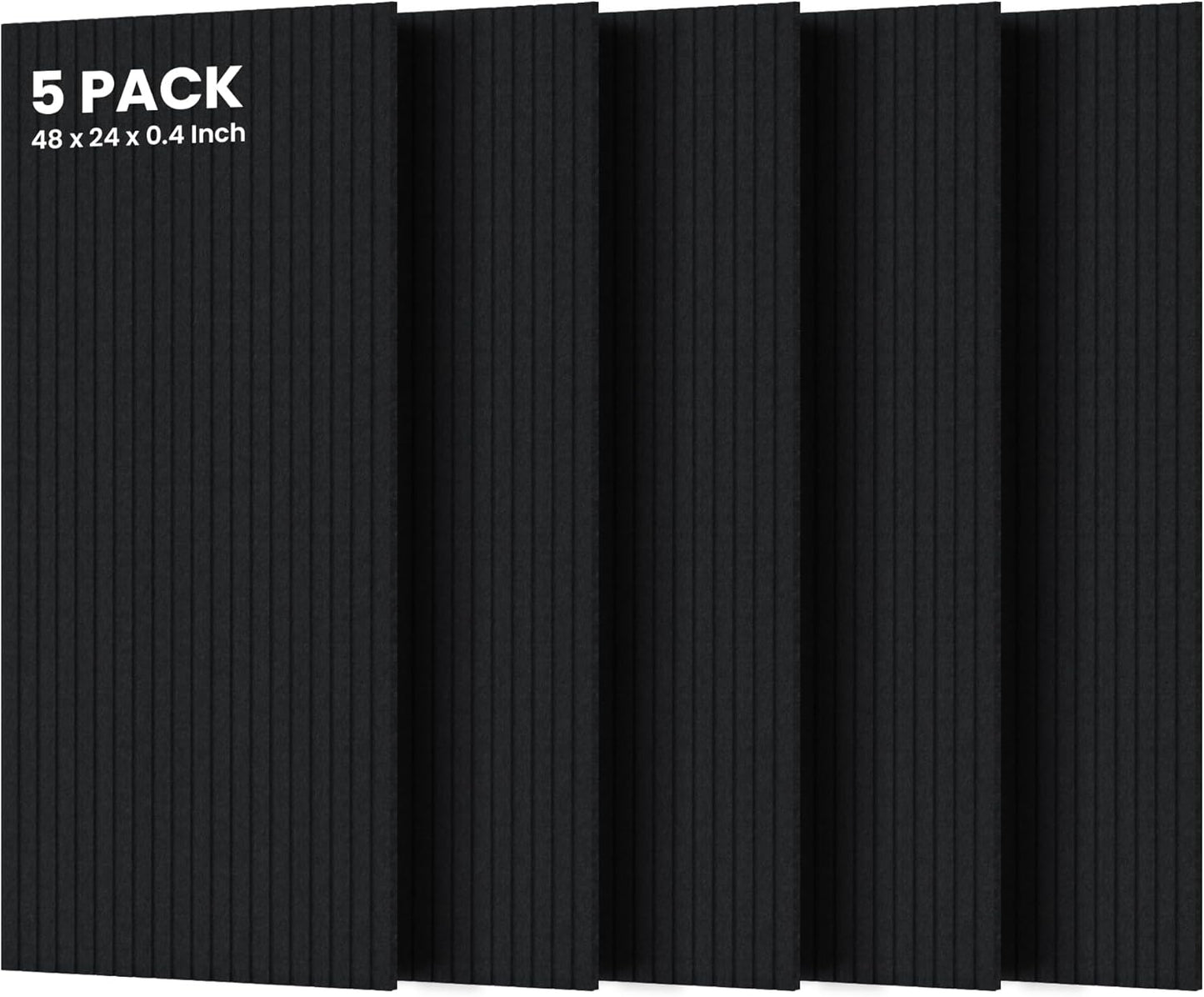 TO-TH 10 Pack Wall Tiles, 47.2” x 23.6” Sound Proof Panels for Walls, Art Wall Panels for Echo Absorption,Acoustical Barrier of Wood-Look Polyester Fiber for Home Office & Studio