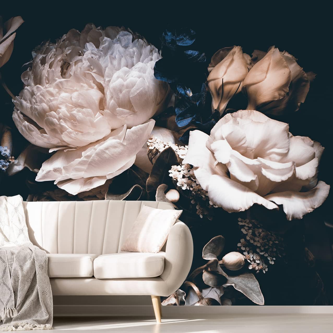 Vintage Forest Wallpaper Nature Wall Mural Wallpaper for Bedroom Living Room (Not Peel n' Stick)