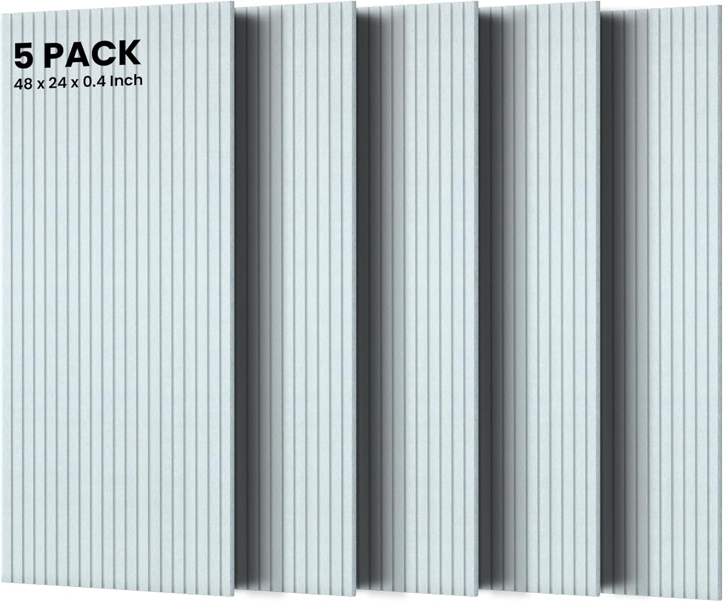 TO-TH 10 Pack Wall Tiles, 47.2” x 23.6” Sound Proof Panels for Walls, Art Wall Panels for Echo Absorption,Acoustical Barrier of Wood-Look Polyester Fiber for Home Office & Studio