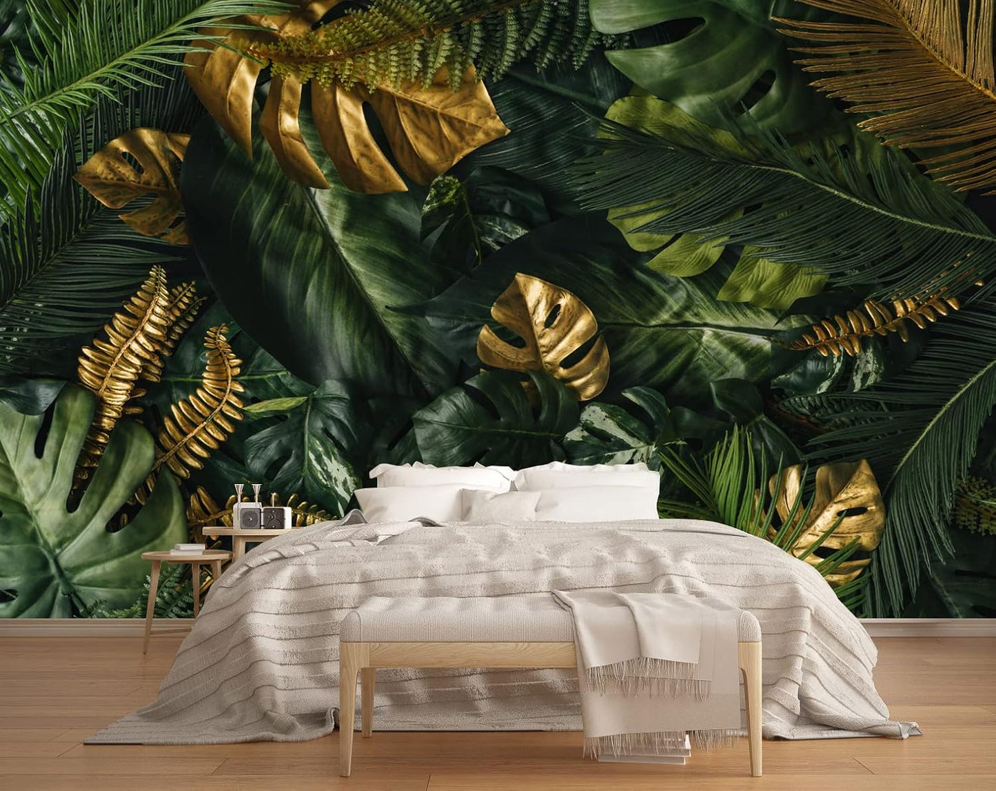 Vintage Forest Wallpaper Nature Wall Mural Wallpaper for Bedroom Living Room (Not Peel n' Stick)