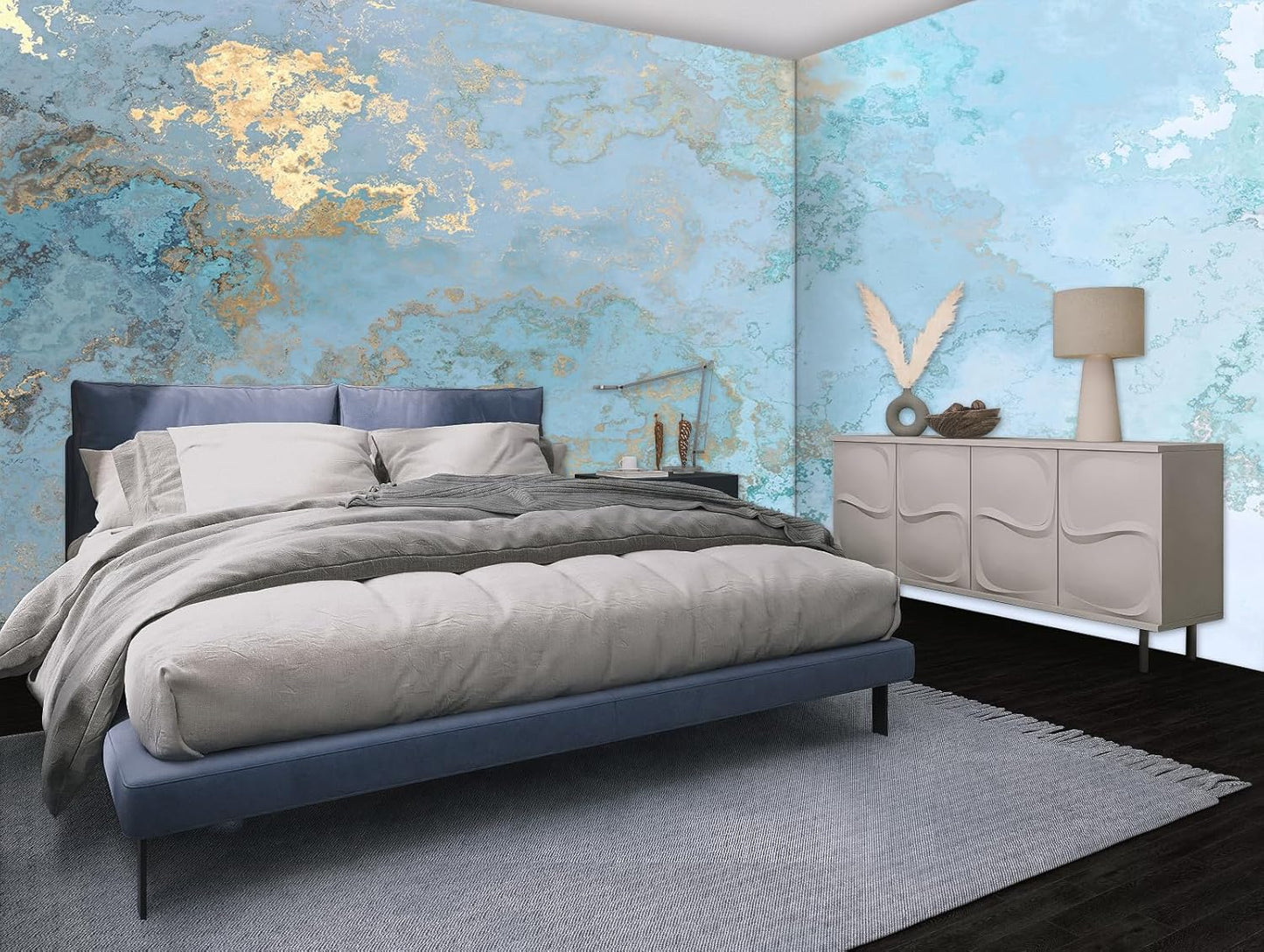 Vintage Forest Wallpaper Nature Wall Mural Wallpaper for Bedroom Living Room (Not Peel n' Stick)