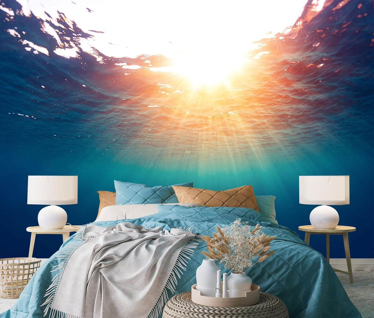 Vintage Forest Wallpaper Nature Wall Mural Wallpaper for Bedroom Living Room (Not Peel n' Stick)