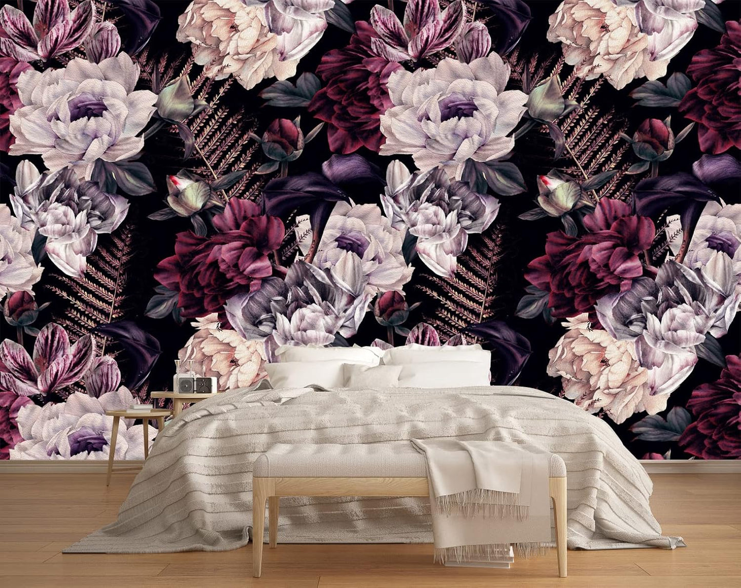Vintage Forest Wallpaper Nature Wall Mural Wallpaper for Bedroom Living Room (Not Peel n' Stick)