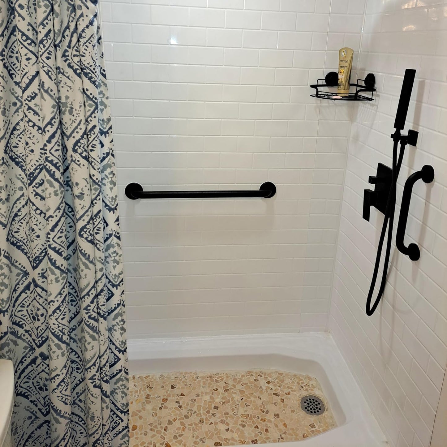 From Plain To Beautiful In Hours 133-WT-SUB-KIT Subway Tub and Shower Wall Panels Surround, Gloss White, 96 Square Feet