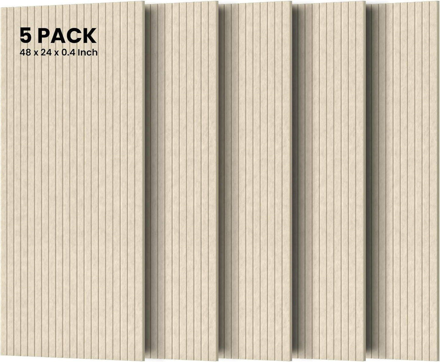 TO-TH 10 Pack Wall Tiles, 47.2” x 23.6” Sound Proof Panels for Walls, Art Wall Panels for Echo Absorption,Acoustical Barrier of Wood-Look Polyester Fiber for Home Office & Studio