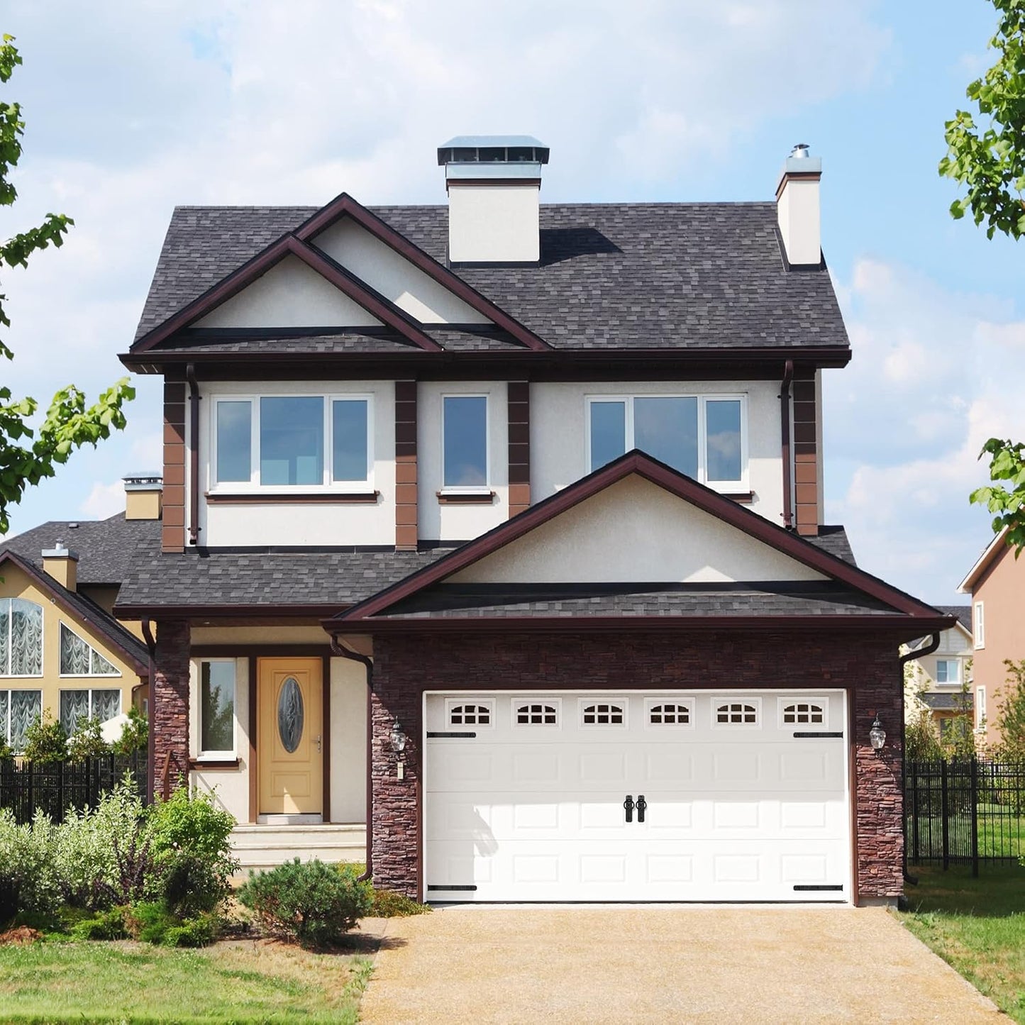 Rustic Rings Magnetic Garage Door Hardware (6 Piece)